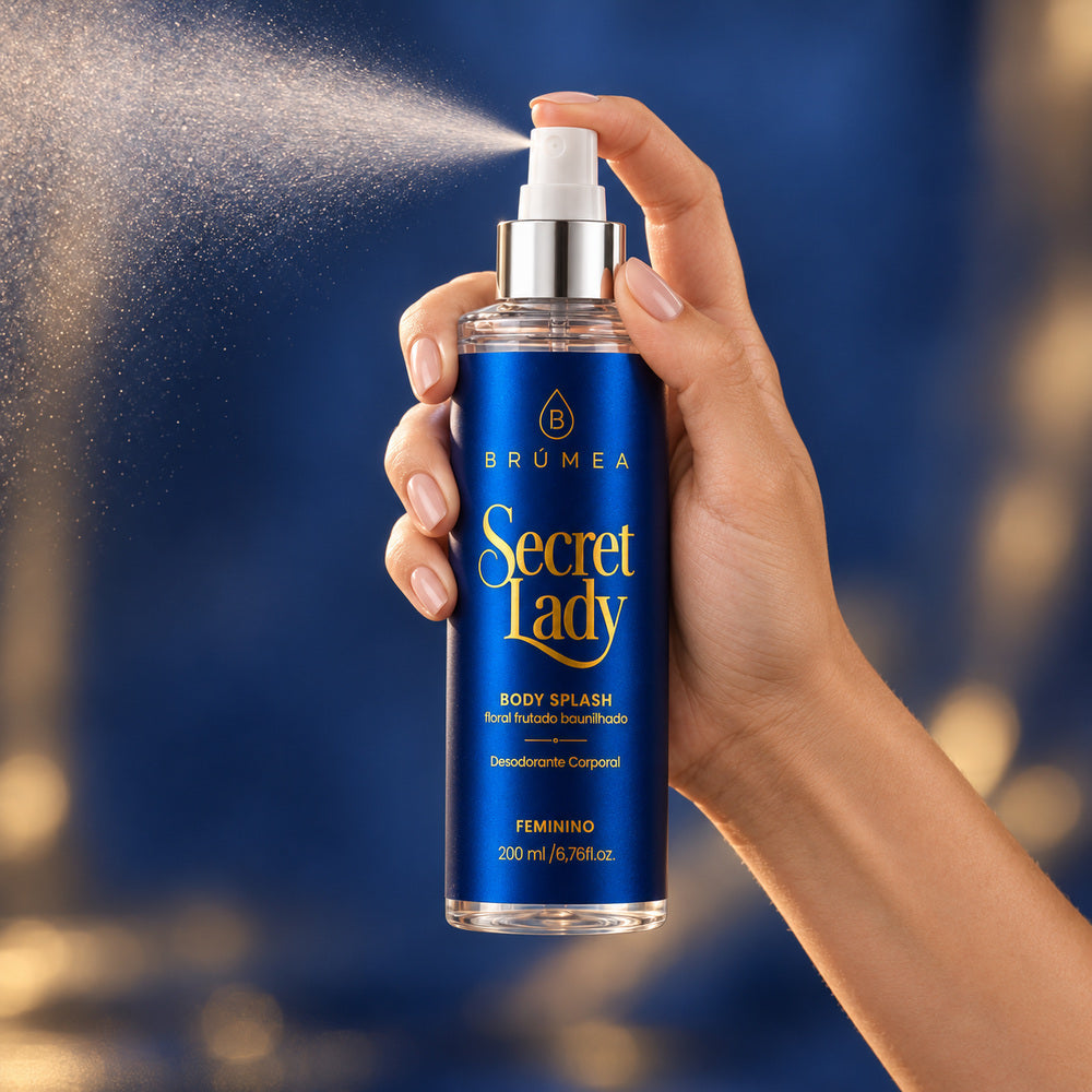 Body Splash Brúmea Secret Lady 200ml
