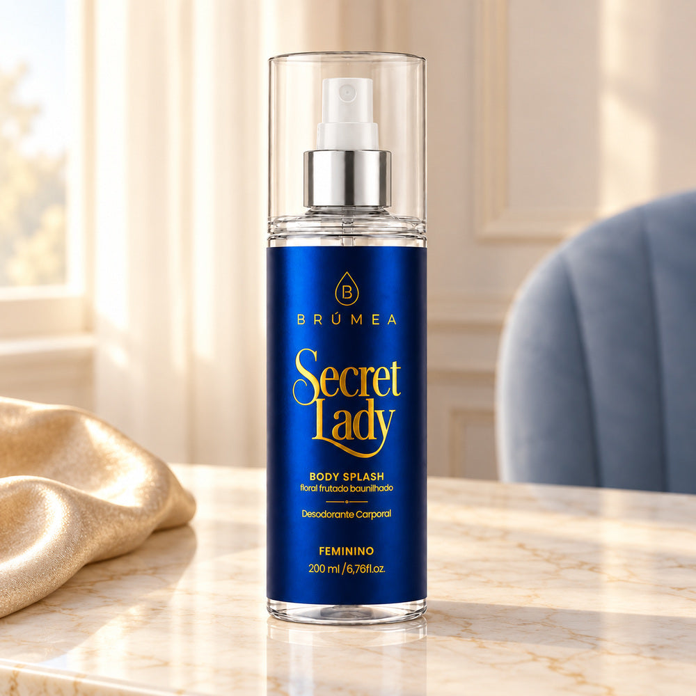 Body Splash Brúmea Secret Lady 200ml